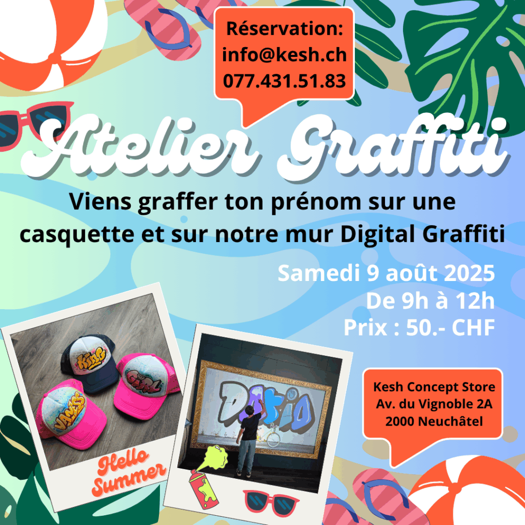 Atelier casquette d'été · août 2025