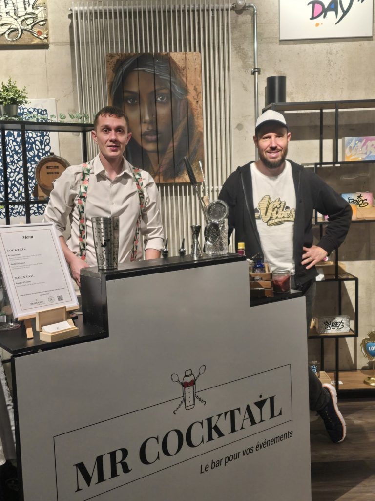 Bar Mr Cocktail installé au Kesh Concept Store pour un afterwork