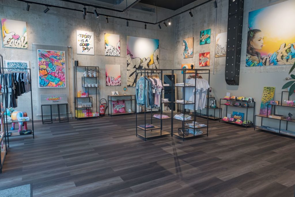 Galerie d'art urbain du Kesh Concept Store